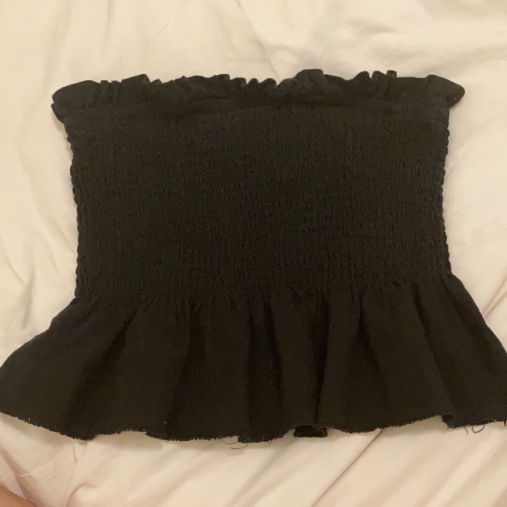 Peplum Tube Top
